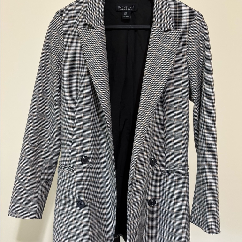 Rachel Zoe Plaid Blazer